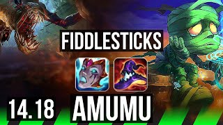 FIDDLESTICKS vs AMUMU JGL  Rank 3 Fiddle 9110 Legendary 700 games  BR Challenger  1418 [upl. by Fabrin]