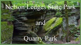 Nelson Ledges State Park amp Quarry Park  Phantom 3 Professional Drone [upl. by Marchese448]