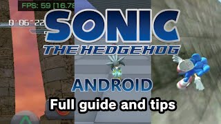 Sonic P06 Android Guide  Increasing FPS best SettingsFull Showcase and Tips [upl. by Ahsaekal]