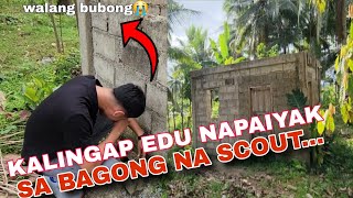 KALINGAP EDU MAY KAKAIBANG NA SCOUT  BAHAY NA WALANG BUBONG  Kalingap RAB [upl. by Aloek]