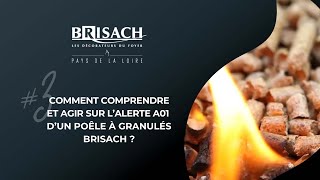 Tuto 3  Comment comprendre et agir sur l’alerte A01 d’un poêle à granulés Brisach [upl. by Selmore]