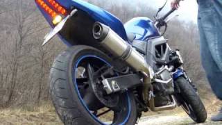 Suzuki sv650 con scarico Roadsitalia [upl. by Oivlis]