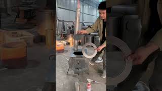 Rural firewood coal heating cooking stove Haoyang heating stove manufacturer [upl. by Namqul]