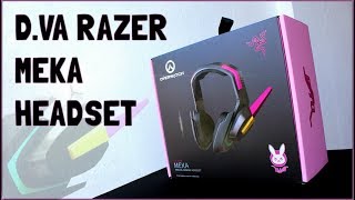 UNBOXING  DVA RAZER MEKA HEADSET [upl. by Cate]