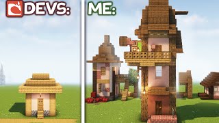 I Redesigned ALL the Minecraft Villager houses [upl. by Dinesh]