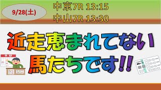 【平場予想】9月28日の近走着順以上に評価できる馬たちです 条件は好転まったなし 競馬 [upl. by Ramso277]