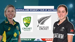 🔴NZW vs AUSW Live  Australia Women vs New Zealand Women Live Cricket Score amp Commentary [upl. by Enelrae]