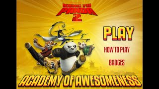 Kung Fu Panda 2 Academy of Awesomeness flash game playthrough [upl. by Rory]