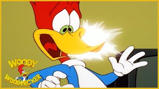 Woody Woodpecker Show  Downsized Woody  Full Episode  Videos For Kids [upl. by Bernadene507]