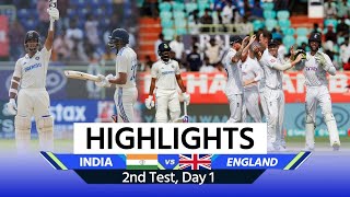 IND vs ENG 2nd Test Day 1 Highlights India vs England Test Match Highlights Today Match Highlights [upl. by Ahkos520]