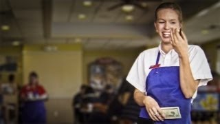 Tipping a Waitress 200  Give Back Films [upl. by Calv]