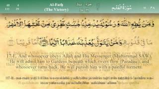 048 Surah Al Fath by Mishary Al Afasy iRecite [upl. by Ayotac]