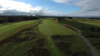 Gailes Links Flyover  Hole 4 [upl. by Hay133]