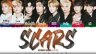 STRAY KIDS  SCARS Lyrics Color CodedKanRomEng [upl. by Annah658]