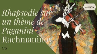 Rachmaninov  Rhapsodie sur un thème de Paganini contexte thème et var 1 à 6 15 [upl. by Landa605]