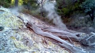 APERTURA DE UN GEISER EN EL VOLCAN DE LOS AZUFRES MICHOACAN [upl. by Aleirbag]