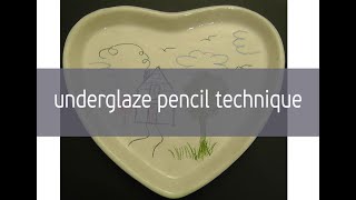 How to use Underglaze Pencils [upl. by Quartis]