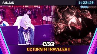 Octopath Traveler II by Sanjan in 12229  Awesome Games Done Quick 2024 [upl. by Anytsirk]