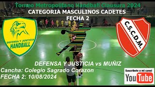 DEFENSA Y JUSTICIA vs MUÑIZ 10 8 2024 [upl. by Idnir936]