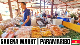 Visiting Saoena Markt  Paramaribo Suriname 🇸🇷 [upl. by Vito]