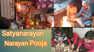 Shri Satyanarayan pooja 🌺🙏 Satyanarayan pooja vlog Saroj thapa  thapa  family  vlog 🙏🙏🌺 [upl. by Eleanor]