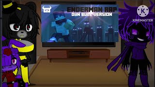 Fnia react to Minecraft Raps pt1 creeperEndermen [upl. by Salakcin559]