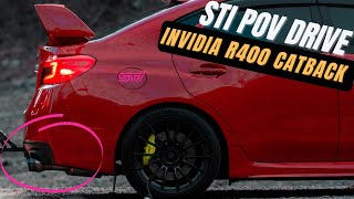 2020 STI with an Invidia Gemini R400 POV  4k [upl. by Marcile]