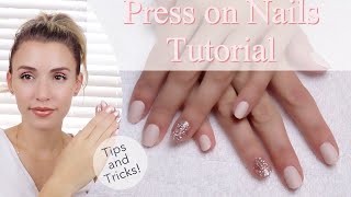 Press on Nails TutorialReview  Tips For Long Wear [upl. by Anrahc]