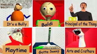 Baldis Basics in Education and Learning ALL CHARACTERS [upl. by Yaner]