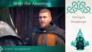 Hemthorpe Flyting Stigr the Amorous  Assassin’s Creed Valhalla [upl. by Nreval42]