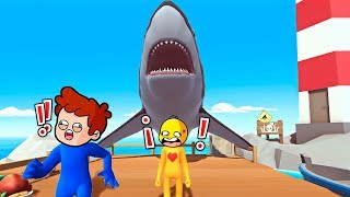 ¡¡CUIDADO CON EL TIBURÓN 😱🦈 ¡ESCAPA DEL TIBURÓN EN HAVOCADO [upl. by Eahsed]