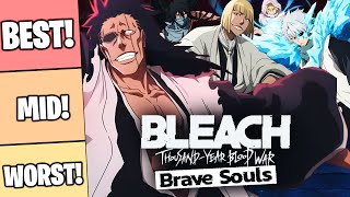 RANKING ALL 9TH ANNIVERSARY CHARACTERS Bleach Brave Souls [upl. by Elbring]