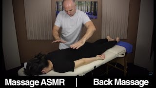 ASMR Massage Back Complete Body Relaxation [upl. by Gluck]