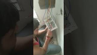 electrician risk lifeelectrical science viralshort iti short housewiring electric automobile [upl. by Gnaw]