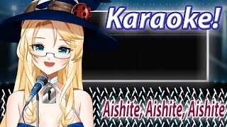 KARAOKE CLIP Aishite Aishite Aishite  Kikuo [upl. by Jared]