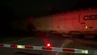 CW44AC leads a NB empty grain train in Goldsboro [upl. by Eerrehc]