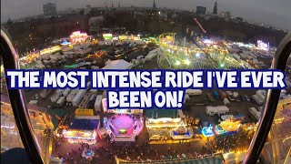 The MOST INTENSE ride I have EVER been on Eclipse Mondial Capriolo  Hamburger Winterdom 2018 [upl. by Bittencourt]