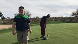 6hole match play vs my dad First 5 holes at wickenburg ranch [upl. by Auqinahs658]