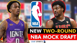 Full TWOROUND 2024 NBA Mock Draft [upl. by Feilak]