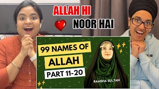 Indian Reacts To 99 NAMES OF ALLAH ⭐️ PART 1120  Series by Ramsha Sultan [upl. by Peer]