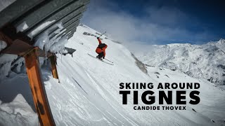 Candide Thovex  Skiing around Tignes [upl. by Lamhaj]