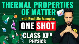 Thermal properties of matter One Shot Physics  Class 11th with Ashu Sir  Science and fun [upl. by Rahs]