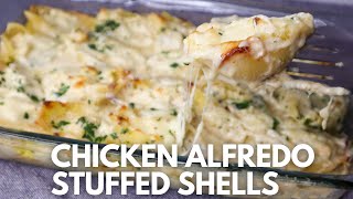 Chicken Alfredo Stuffed Shells [upl. by Etra]