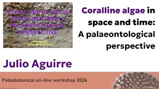 Julio Aguirre  Coralline algae inspace and time A paleontological perspective [upl. by Aicirtel538]