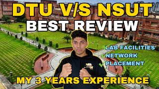 DTU vs NSUT COLLEGE REVIEW  Which College is Better for You in 2024 🔥  JAC DELHI COUNSELLING [upl. by Rutger]