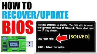 How to RecoverUpgrade Bios in your Laptop  CMOS Reset 500501502 Solved [upl. by Westerfield185]