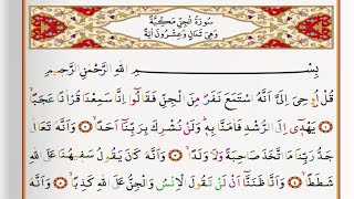 Surah Al Jinn  Saad Al Ghamdi surah jinn with Tajweed [upl. by Somar]