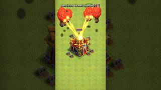 Clash of clans  level 1 loon vs townhall 16☠️ [upl. by Sevein]