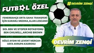 Fenerbahçe Medina’dan vaz geçmiyorSol bek ve stoper rotasyonuOğuz AydınLevent Mercan UEFA kadrosu [upl. by Slosberg578]