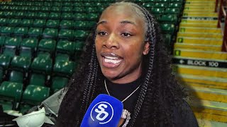 Claressa Shields RAW Adrien Broner ON STREET STUFF REACTS to Savannah Marshall WIN [upl. by Aruat]